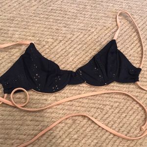 Lolli Swim Navy Underwire Bikini Top
